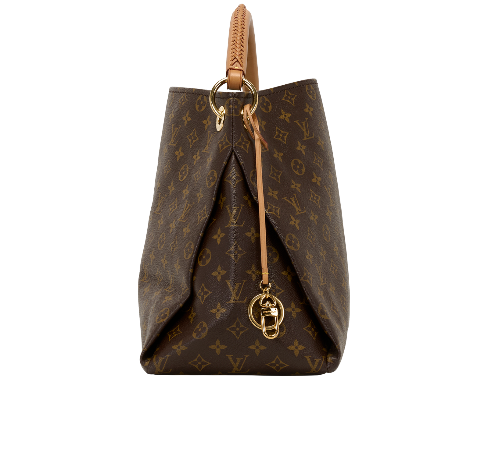 Artsy MM, &pound;1,300, Handbags, Brown/Tan, Canvas, Side view